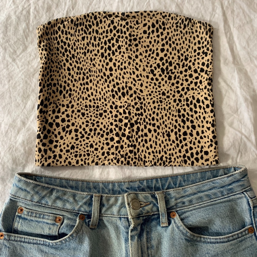 Animal Print Crop Top Pacsun